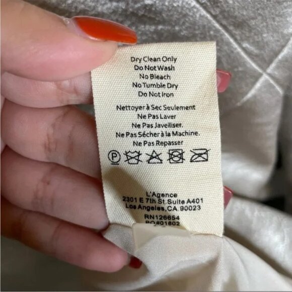 L'agence Chamberlain Blazer Platinum size 4 - Picture 7 of 9